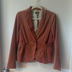 J.Crew Pinkish-Peach 100% Cotton Blazer Jacket